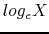 $log_eX$