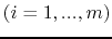 $(i=1,...,m)$
