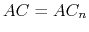 $AC=AC_n$